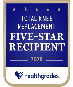 Healthgrades Total Knee Replacement Five-Star Recipeint