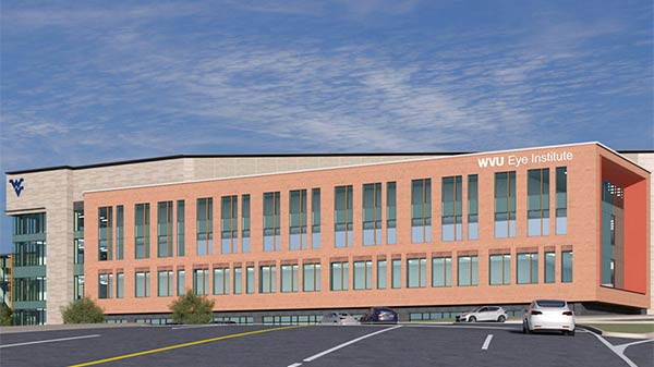 WVU Medicine to relocate, expand WVU Eye Institute rendering<br />
