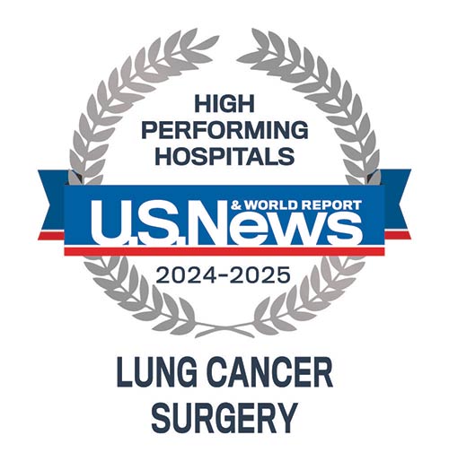 US News World Report Hospitals Procedures Conditions lung cancer surgery