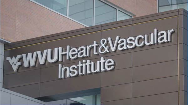 WVU Heart & Vascular Institute sign