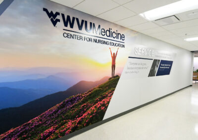 Center for Nursing Education Main corridor