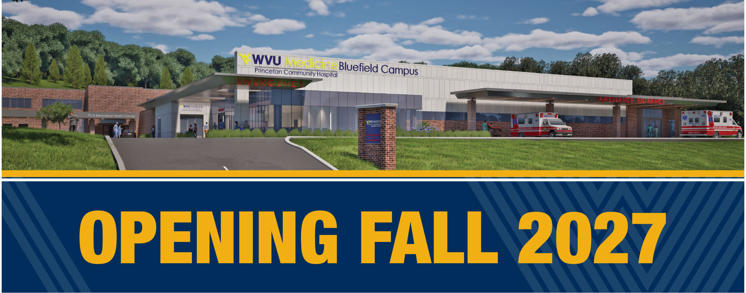 WVU Medicine Bluefield Campus, Princeton Community Hospital Opening Fall 2027