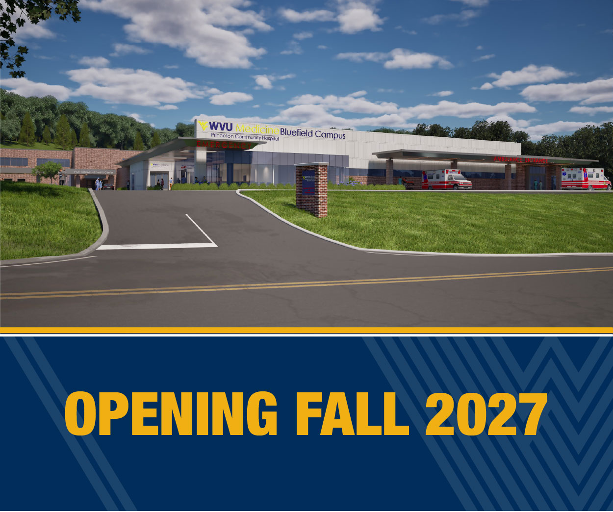 WVU Medicine Bluefield Campus, Princeton Community Hospital Opening Fall 2027