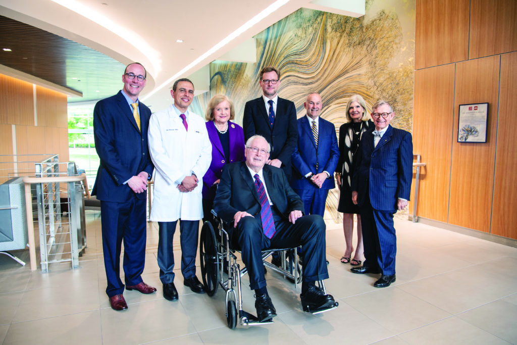 The Rockefeller Neuroscience Institute holds their building dedication on the Health Sciences Campus May 15th, 2019. Photo Brian Persinger