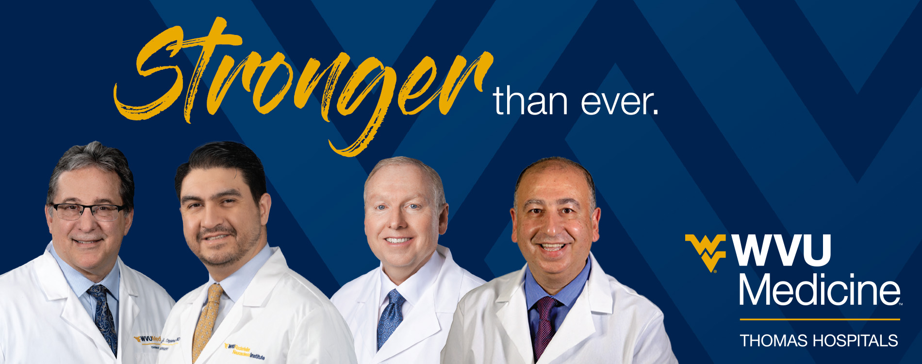 Stronger Than Ever Physicians you know and trust are joining our team Thomas Hospitals header image