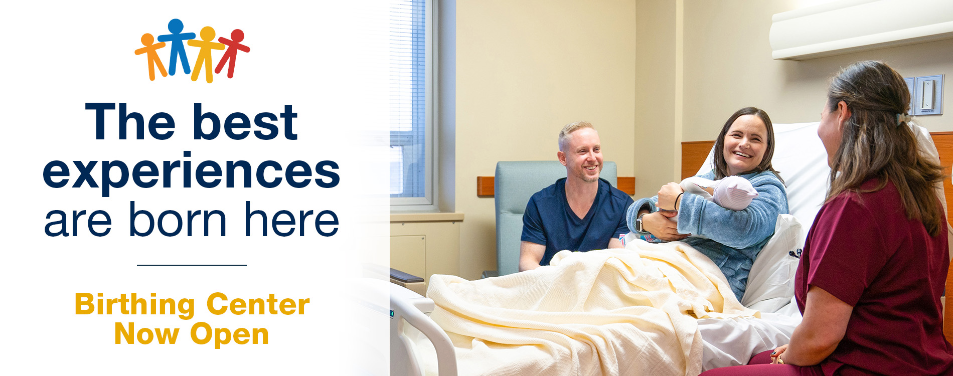 The best experiences are born here. WVU Medicine Children’s Birthing Center now open.