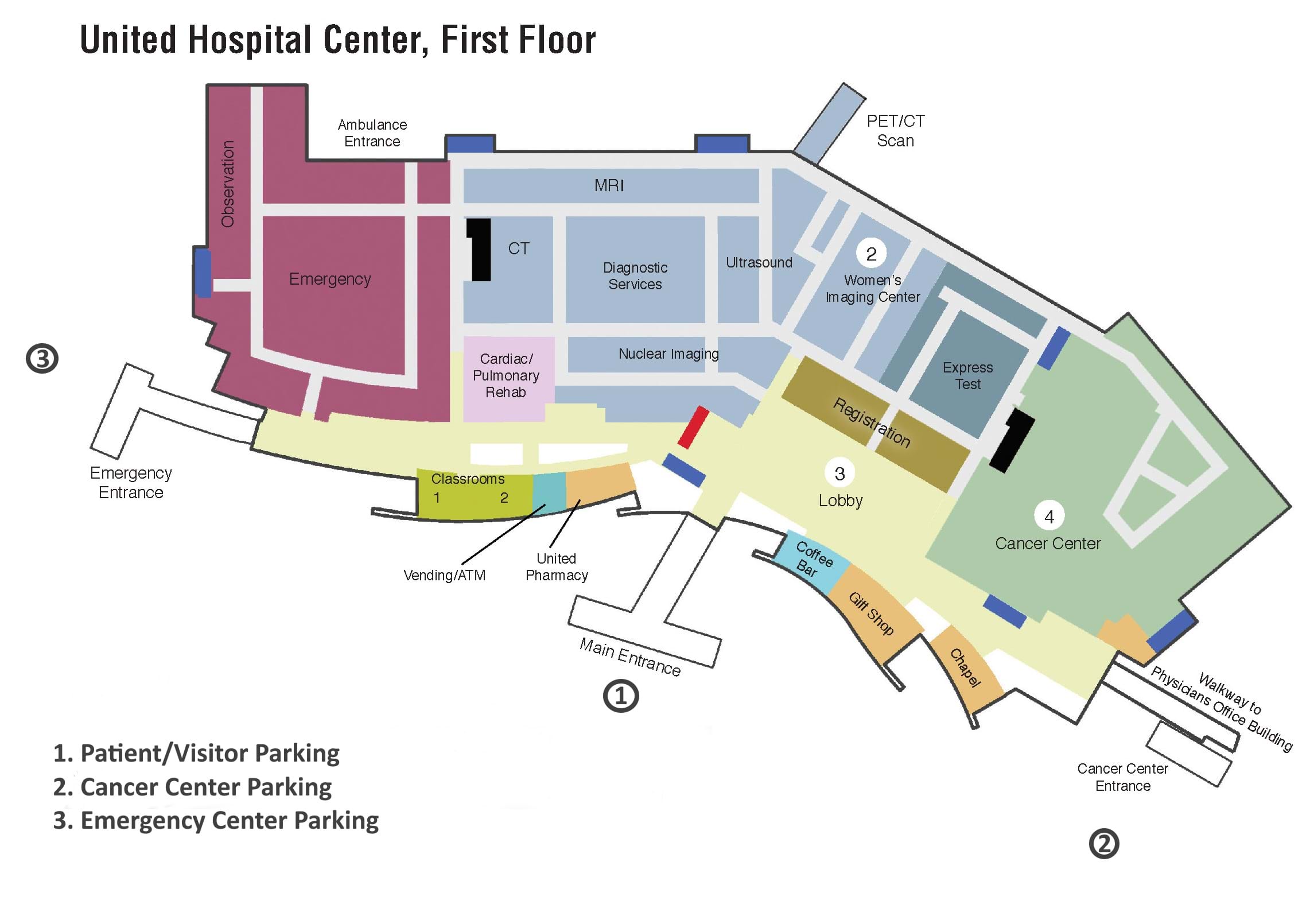 Maps & Directions United Hospital Center