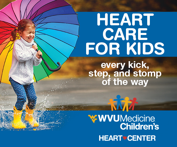 Heart Care for Kids evry kick, step, and stomp of the way WVU Children