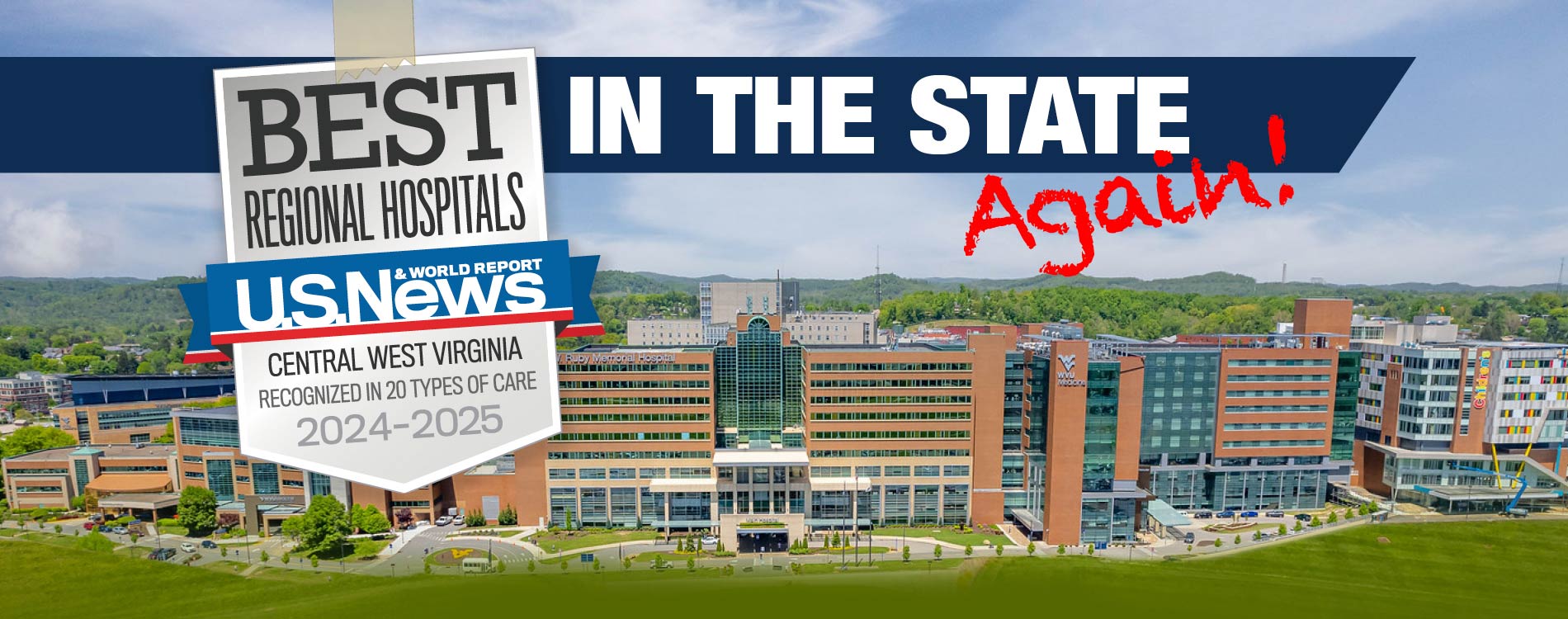 U.S. News & World Report Best Hospital rankings in the state again! 