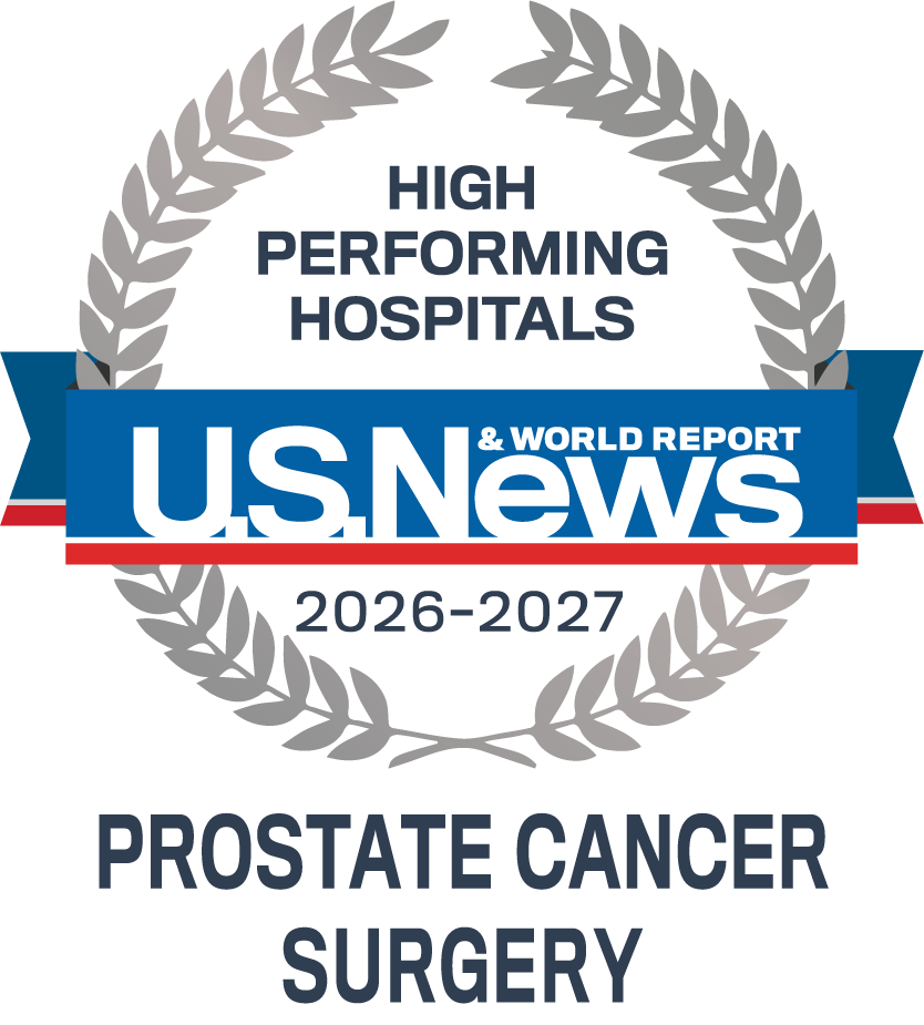 U.S. News & World Report High Performing Hospital 2026-2027 Prostate Cancer Surgery