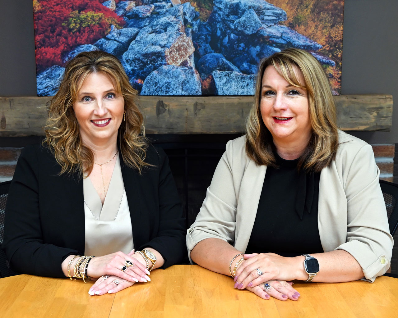 Grant Memorial Hospital leadership: Felicity A. Ours, CPA, Interim President and CEO/Director of Finance and Elaine D. Geroski, RN, MSN, CNOR, CSSM, AVP of Patient Services