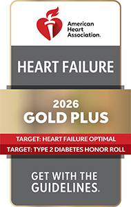 Get with the Guidelines 2026 Gold Plus heart Failure logo